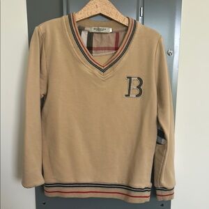 Tan V-Neck Sweater